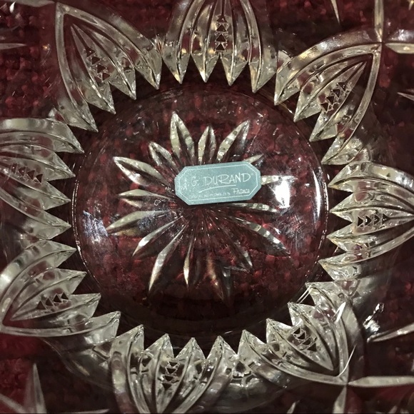 EUC JG Durand Vincennes French Crystal Bowl, 5 ins - Picture 5 of 8